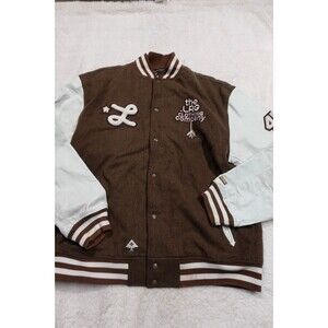 Vintage LRG Lifted Research Group Varsity Letterman Jacket 4XL Wool Leather
